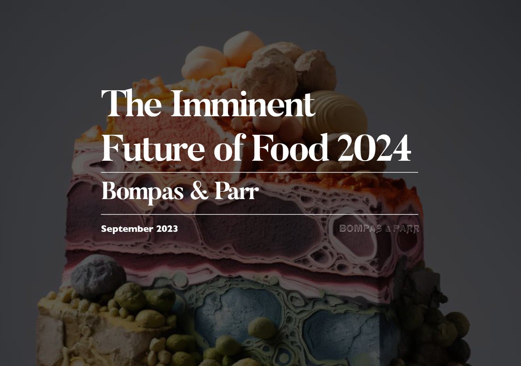 Неизбежное будущее еды 2024
