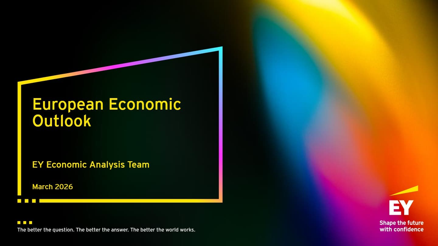 Глобальный экономический прогноз EY: Европа 2026–2029