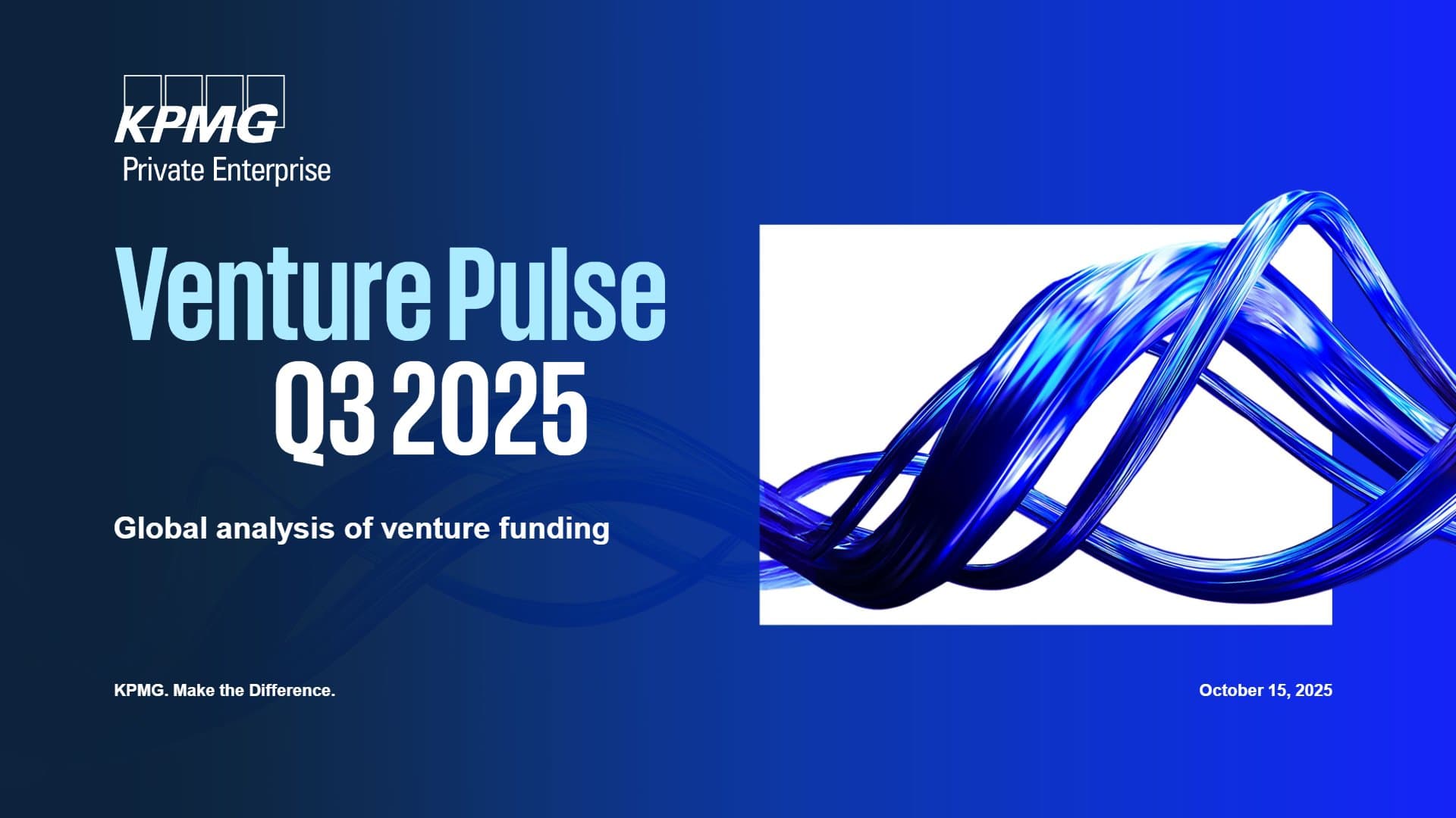 Venture Pulse за 3 квартал 2025 г.: Глобальный анализ венчурного финансирования